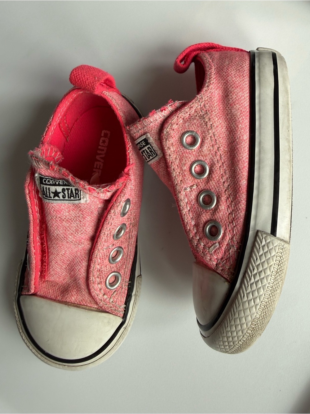 Converse Pink All Star Slip-On Sneakers Toddler 5